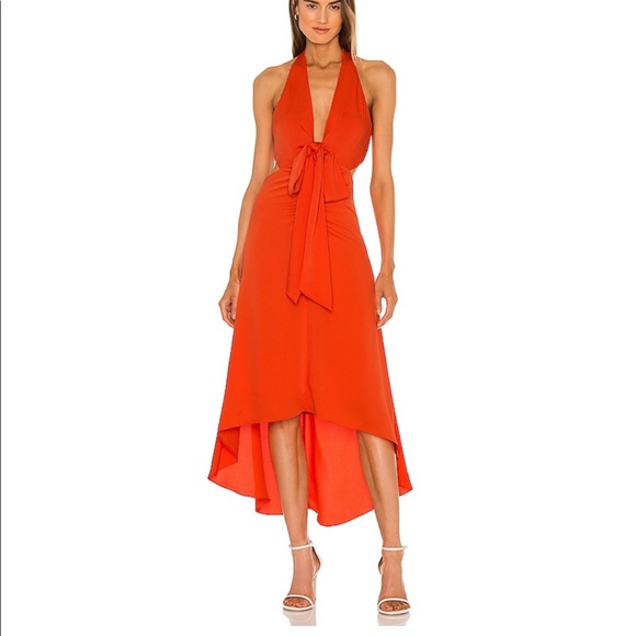 BCBGMaxAzria Dresses & Skirts - BCBGMAXAZRIA Tie Front Midi Dress